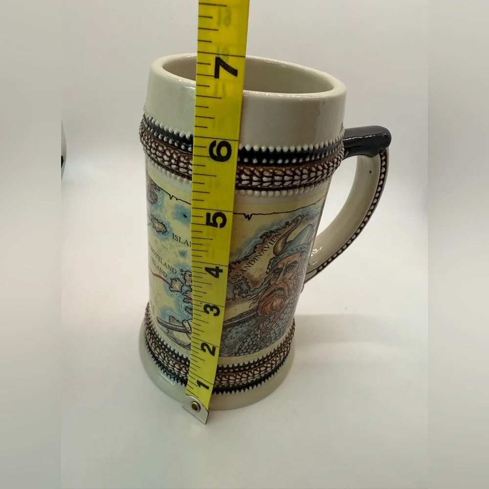 Leif Ericsson‎ German Beer Stein 1989 Coors Beer Stein Limited Edition 17 oz Mug